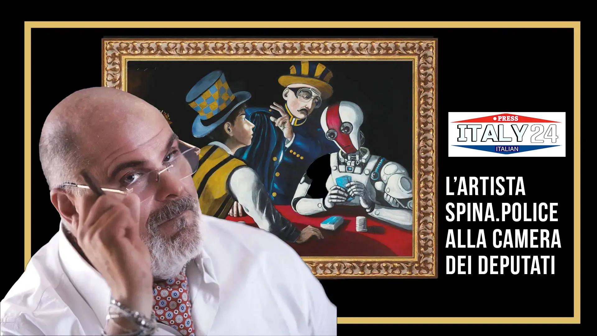 Incontro con l’artista Spina.Police alla Camera dei Deputati