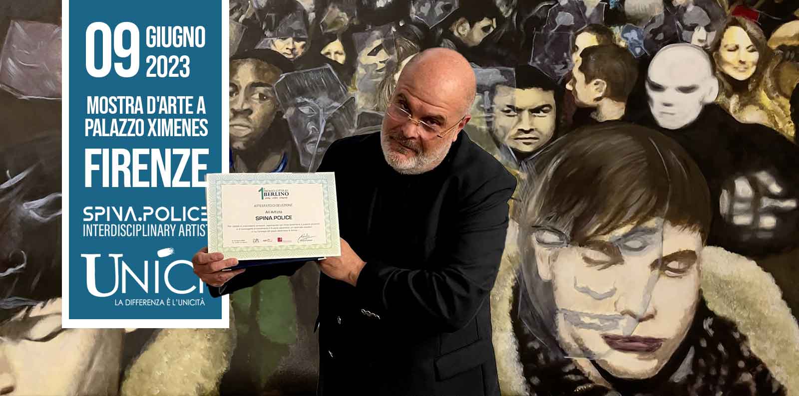 Presentazione dell’Annuario Artisti 2023 alla collettiva UNICI di Firenze